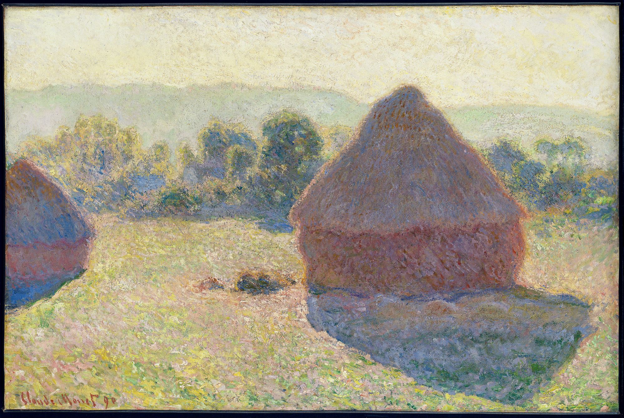 Claude Monet, Meules, milieu du jour [Haystacks, midday]