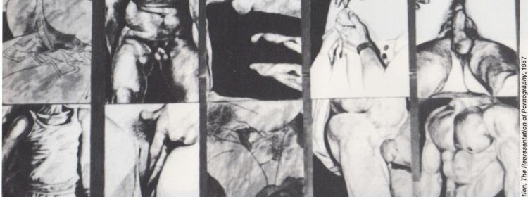Martyn Sommer, detail, The Pornography of Representation, The Representation of Pornography, 1987