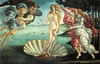 Anna Utopia Giordano, Botticelli, The Birth of Venus from Giordano’s The Venus Project, 2012.