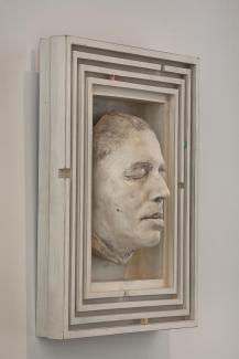 René Iché, Mask of Breton, ca.1950; Aleister Crowley and Frieda Harris. Installation detail. Courtesy by la Biennale di Venezia