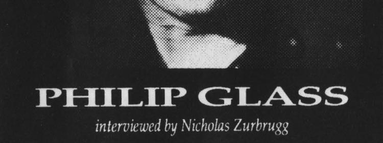 Headshot of Philip Glass