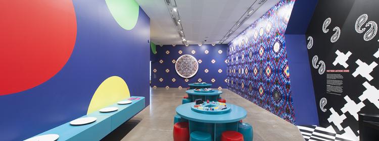 Installation view of ‘Jemima Wyman: Pattern Bandits’ exhibition, Children’s Art Centre, Gallery of Modern Art, Brisbane, 2014.