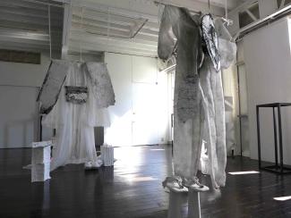 Beekeeper Clothes, Architecture for Solitary Bees, 2013. Mixed media, dimensions variable. Courtesy the artist. 