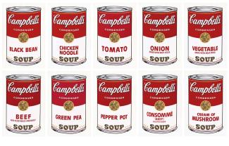 Warhol Campbells Soup Cans