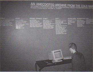 George Legrady, An Anecdotal Archive of the Cold War, 1994. ISEA, Helsinki. Photo: Paul Brown. Courtesy ISEA. 