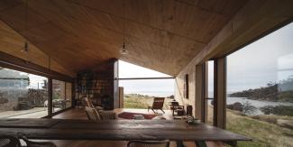 John Wardle Architects, Shearers quarters, Tasmania 2011. Photograph Trevor Mein; Khai Liew, Julian chest, 2011