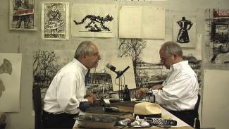 William Kentridge, Drawing Lesson 47 (An Interview with the Artist), 2010