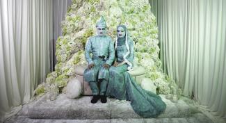 Abdul Abdullah, The wedding (Conspiracy to commit), 2015. From ‘Coming to terms’ series, 2015. Chromogenic print, ed. 1/5 + 2 AP, 100 x 200cm. Purchased 2015 with funds from the Future Collective through the Queensland Art Gallery | Gallery of Modern Art Foundation. Collection Queensland Art Gallery.