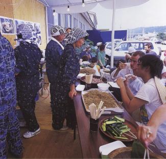Anne Graham, The Silk Plaza Restaurant, 2000. Echigo Tsumari Triennial. Photograph S. Anzi.