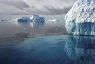 David Burrows, Mirage Project [salt] iceberg view, 2011. Photograph courtesy the artist.