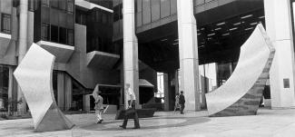 Howard Taylor, The Black Stump, 1975. Polished concrete and mosaic, 457 x 500 x 500cm.