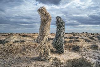 Study for Hattah Man and Hattah Woman, 2013. From The Ghillies. Pigment ink print, 70 x 105cm. Edition of 8. Courtesy the artist. 